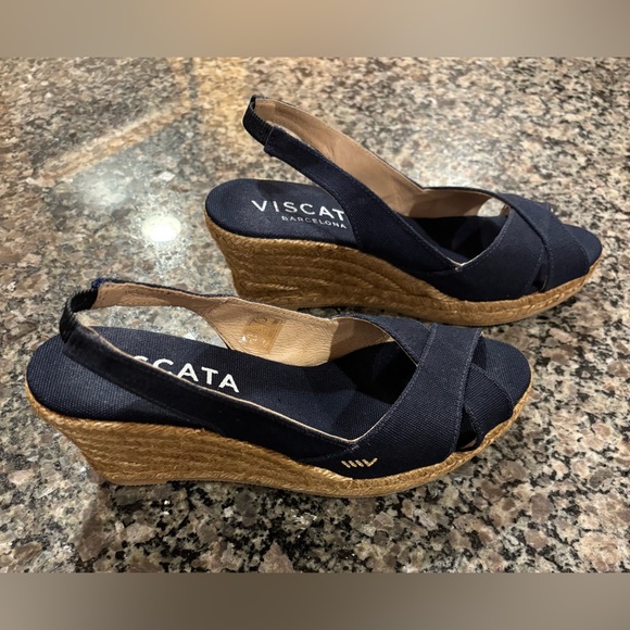 Viscata Calella Navy Espadrilles
Size 7 US / 38 EUR - Picture 3 of 6